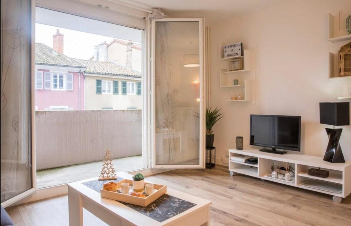 Charmant Appartement T1 Mâcon Zewnętrze zdjęcie